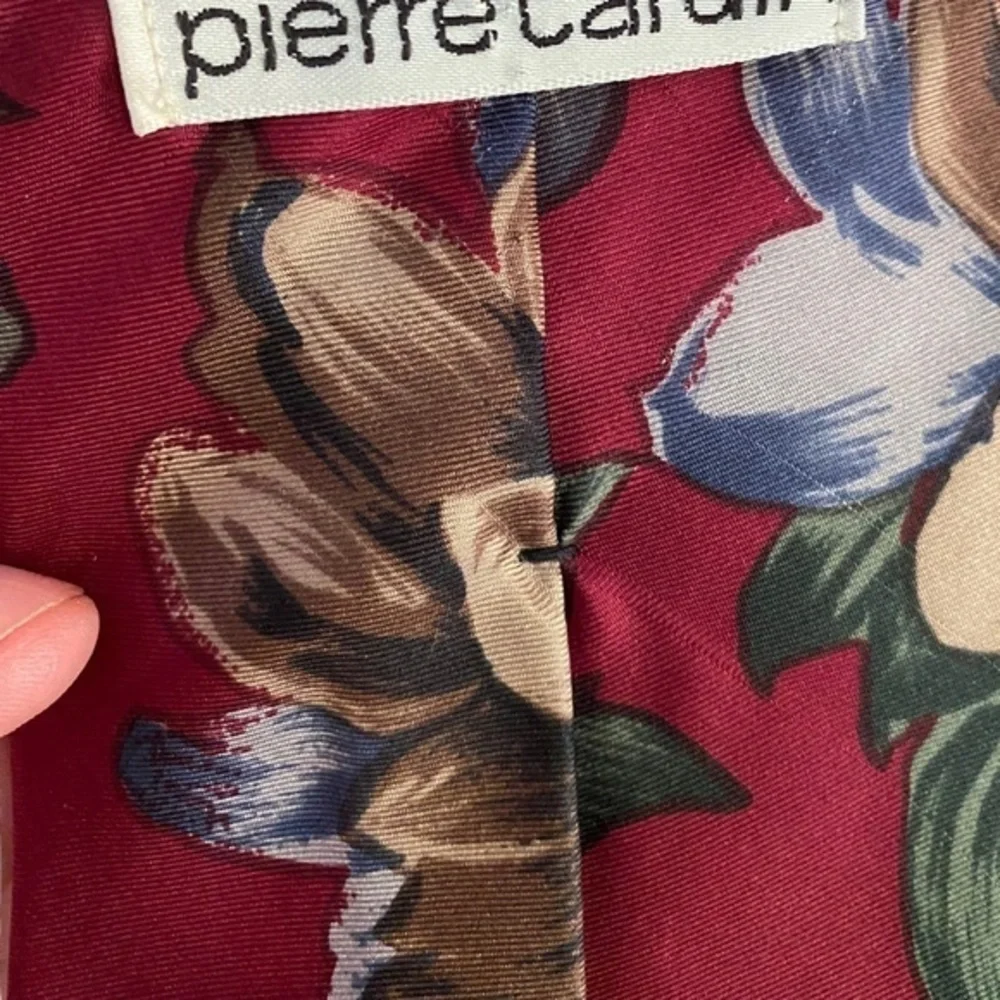 Vintage Pierre Cardin men’s floral silk tie
